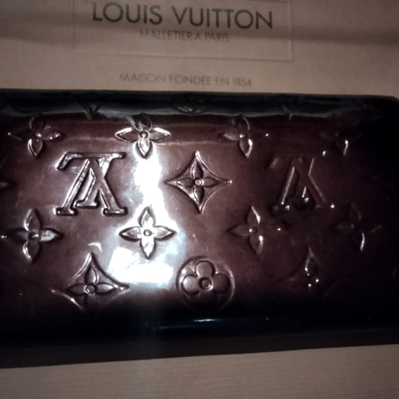 LOUIS VUITTON Long wallet with 2-fold zipper Vernis - Picture 3 of 9